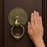 Peacock Plume Knocker