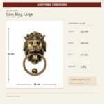 Lion King Large Knocker