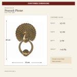 Peacock Plume Knocker