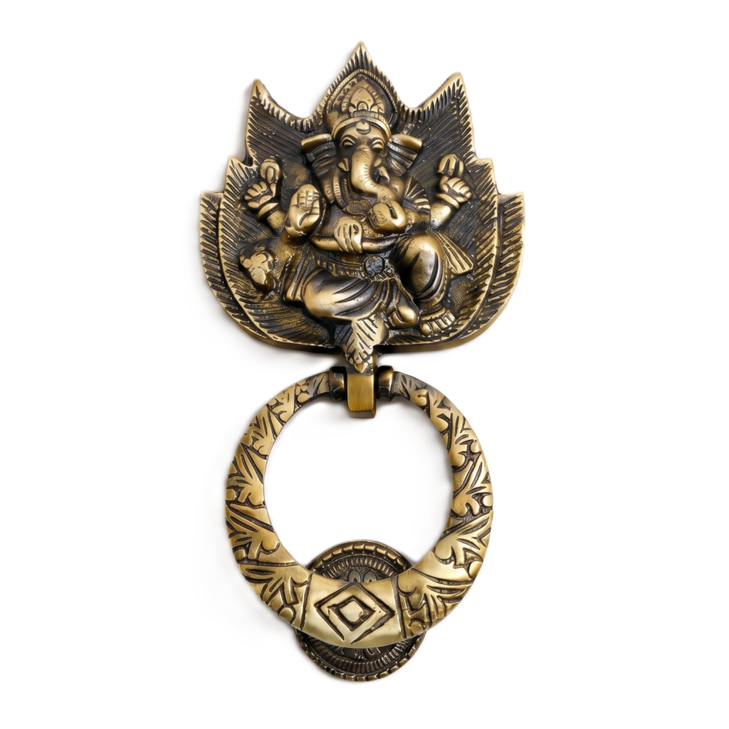 Ganesha Lotus Knocker